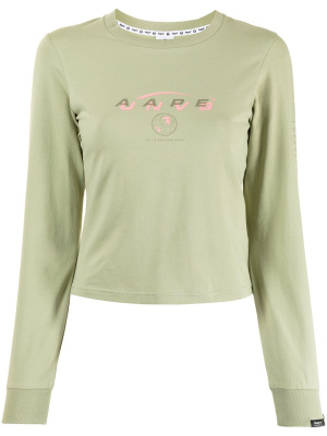 

Cropped logo sweatshirt, AAPE BY *A BATHING APE® Cropped logo sweatshirt