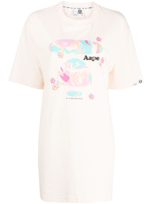 

Logo-print cotton-jersey T-shirt, AAPE BY *A BATHING APE® Logo-print cotton-jersey T-shirt