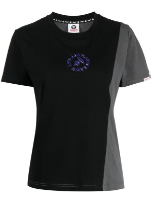 

Colour-block panelled cotton T-shirt, AAPE BY *A BATHING APE® Colour-block panelled cotton T-shirt