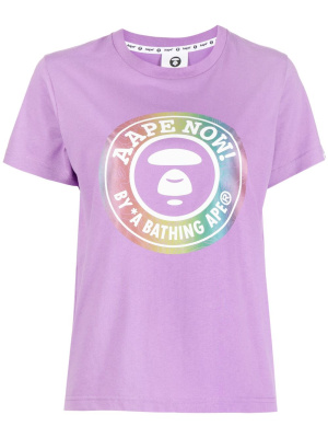 

Logo-print cotton T-shirt, AAPE BY *A BATHING APE® Logo-print cotton T-shirt