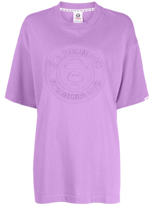 

Logo-stamp cotton T-shirt, AAPE BY *A BATHING APE® Logo-stamp cotton T-shirt