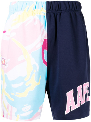 

Camouflage logo-print shorts, AAPE BY *A BATHING APE® Camouflage logo-print shorts