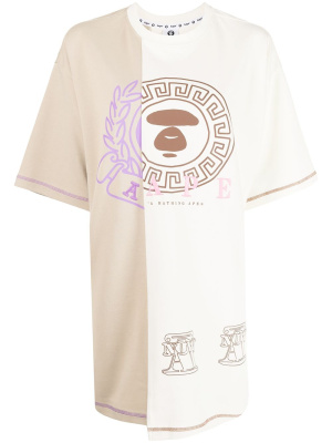 

Logo-print T-Shirt dress, AAPE BY *A BATHING APE® Logo-print T-Shirt dress