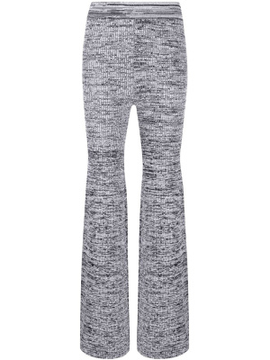 

Soleima mélange-effect knitted trousers, REMAIN Soleima mélange-effect knitted trousers