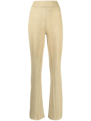 

Knitted flared wool trousers, REMAIN Knitted flared wool trousers