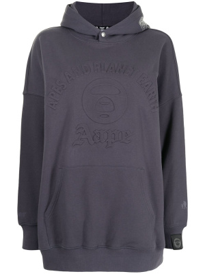 

Raised logo hoodie, AAPE BY *A BATHING APE® Raised logo hoodie