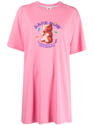 

Slogan-print jersey T-shirt, AAPE BY *A BATHING APE® Slogan-print jersey T-shirt