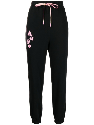 

Embroidered contrast track pants, AAPE BY *A BATHING APE® Embroidered contrast track pants
