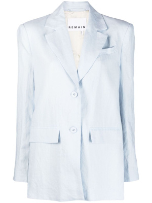

Single-breasted linen blazer, REMAIN Single-breasted linen blazer