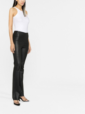 

Leather bootcut trousers, REMAIN Leather bootcut trousers