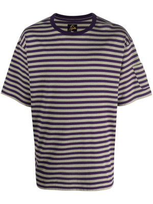 

Horizontal-stripe cotton T-shirt, Needles Horizontal-stripe cotton T-shirt