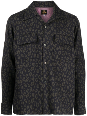 

Leopard-print wool shirt, Needles Leopard-print wool shirt