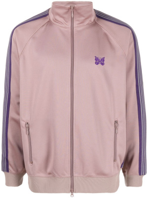 

Embroidered-logo track jacket, Needles Embroidered-logo track jacket