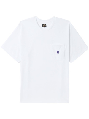 

Embroidered-logo short-sleeve T-shirt, Needles Embroidered-logo short-sleeve T-shirt