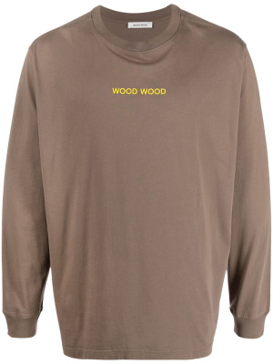 

Graphic-print long-sleeve T-shirt, Wood Wood Graphic-print long-sleeve T-shirt