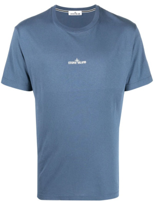 

Logo-print short-sleeve T-shirt, Stone Island Logo-print short-sleeve T-shirt