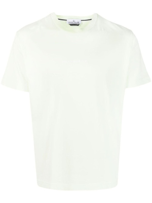 

Logo-print short-sleeved T-shirt, Stone Island Logo-print short-sleeved T-shirt