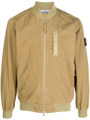 

Logo-patch bomber jacket, Stone Island Logo-patch bomber jacket