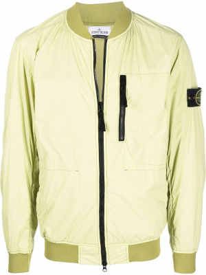 

Compass-patch zip-up jacket, Stone Island Compass-patch zip-up jacket