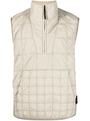 

Compass-patch quilted vest, Stone Island Compass-patch quilted vest