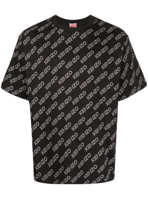 

Logo-print cotton T-shirt, Kenzo Logo-print cotton T-shirt