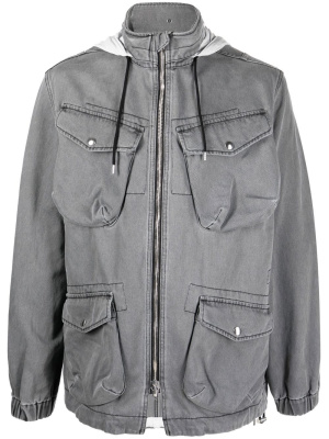 

Zip-up hooded jacket, Kenzo Zip-up hooded jacket