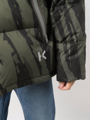 

Pleat Camo-print puffer jacket, Kenzo Pleat Camo-print puffer jacket