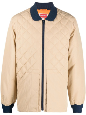 

Quilted-effect finish bomber jacket, Kenzo Quilted-effect finish bomber jacket