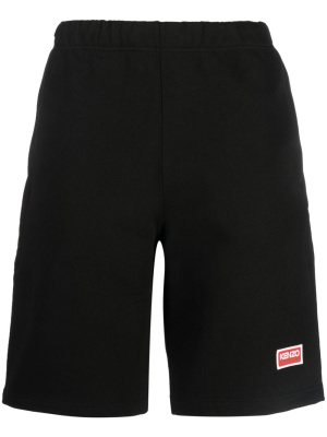 

Logo-patch cotton shorts, Kenzo Logo-patch cotton shorts