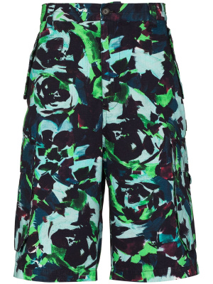 

Graphic-print cargo shorts, Kenzo Graphic-print cargo shorts