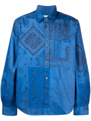 

Bandana-print cotton shirt, Kenzo Bandana-print cotton shirt