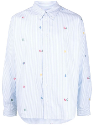 

Pixel striped shirt, Kenzo Pixel striped shirt