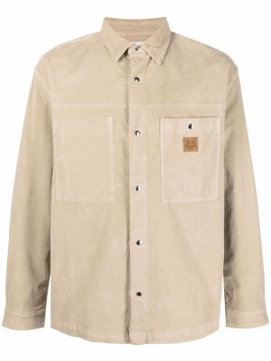 

Logo-patch cotton shirt, Kenzo Logo-patch cotton shirt
