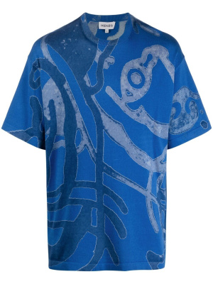 

Abstract-print cotton T-shirt, Kenzo Abstract-print cotton T-shirt