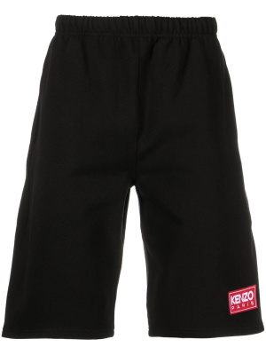 

Logo-patch cotton shorts, Kenzo Logo-patch cotton shorts
