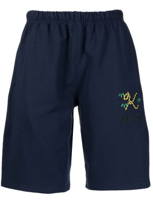 

Logo-embroidered cotton Bermuda shorts, Kenzo Logo-embroidered cotton Bermuda shorts