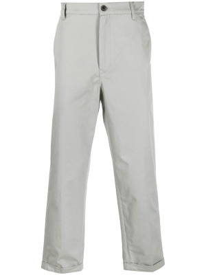 

Logo-patch cropped chinos, Kenzo Logo-patch cropped chinos