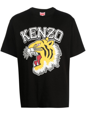 

Tiger-print cotton T-shirt, Kenzo Tiger-print cotton T-shirt