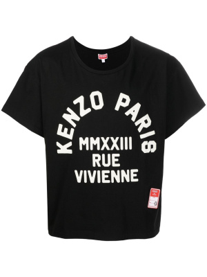 

Rue Vivienne logo-print T-shirt, Kenzo Rue Vivienne logo-print T-shirt
