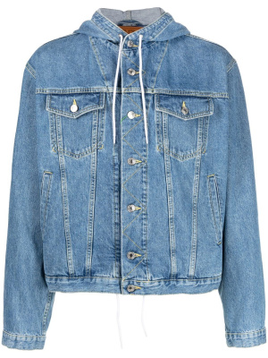 

Hooded denim jacket, Kenzo Hooded denim jacket