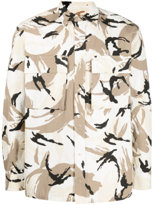 

Camouflage-print shirt, Kenzo Camouflage-print shirt