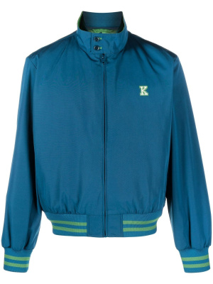 

Graphic logo-print track jacket, Kenzo Graphic logo-print track jacket