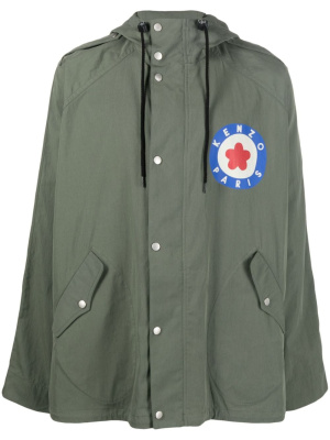 

Boke Flower-motif parka jacket, Kenzo Boke Flower-motif parka jacket