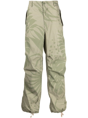 

Straight-leg leaf-print trousers, Engineered Garments Straight-leg leaf-print trousers