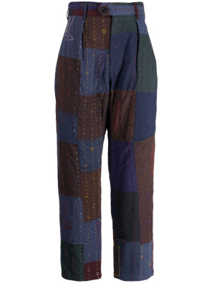 

Carlyle patchwork tapered trousers, Engineered Garments Carlyle patchwork tapered trousers