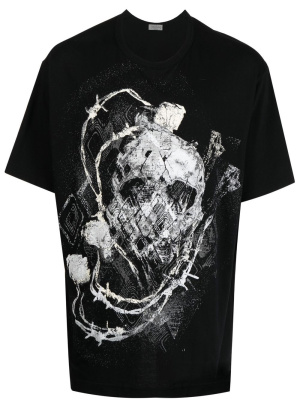 

Pigment cotton T-shirt, Yohji Yamamoto Pigment cotton T-shirt