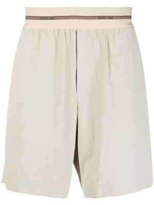 

Elasticated cotton shorts, Helmut Lang Elasticated cotton shorts