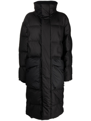 

Block quilted puffer coat, Rains Block quilted puffer coat