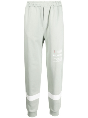 

Logo-print elasticated-waistband sweatpants, Helmut Lang Logo-print elasticated-waistband sweatpants