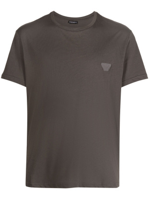 

Logo-patch cotton T-shirt, Emporio Armani Logo-patch cotton T-shirt